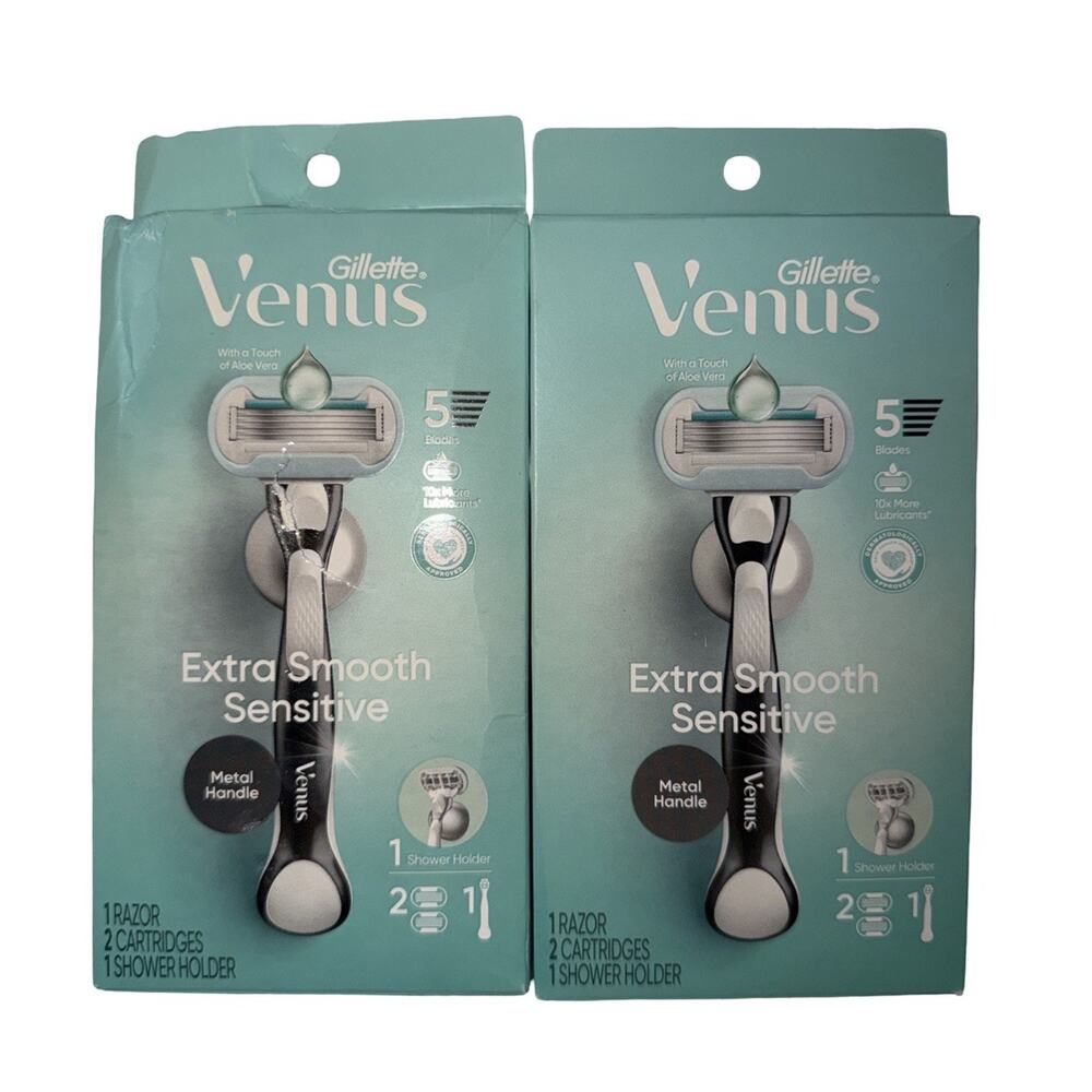Gillette Venus Extra Smooth Sensitive Razor And Cartridges - SET OF 2